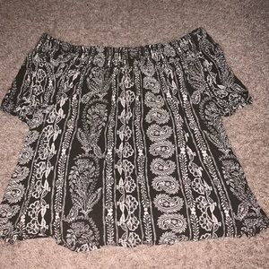 Off the shoulder blouse
